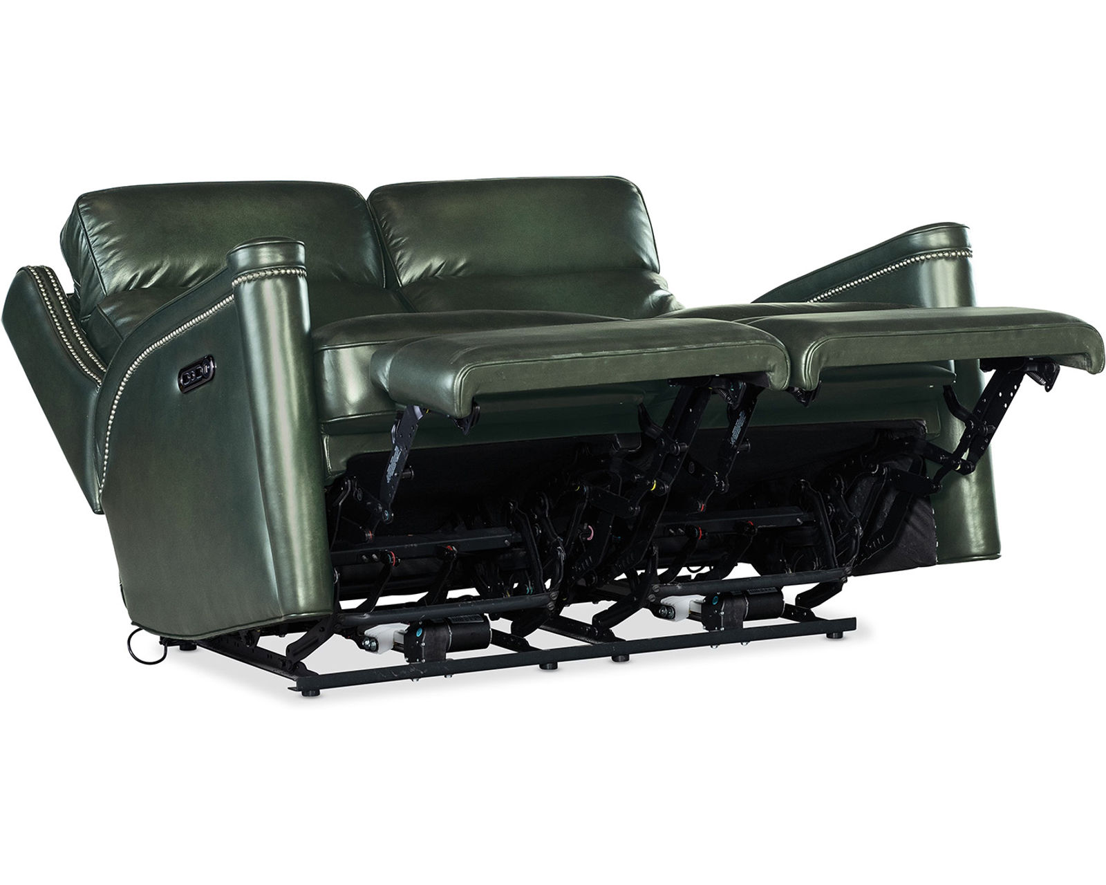 Hamilton Zero Gravity Power Headrest Power Reclining Sofa Green (In stock) - Hamilton Power Loveseat with Power Headrest