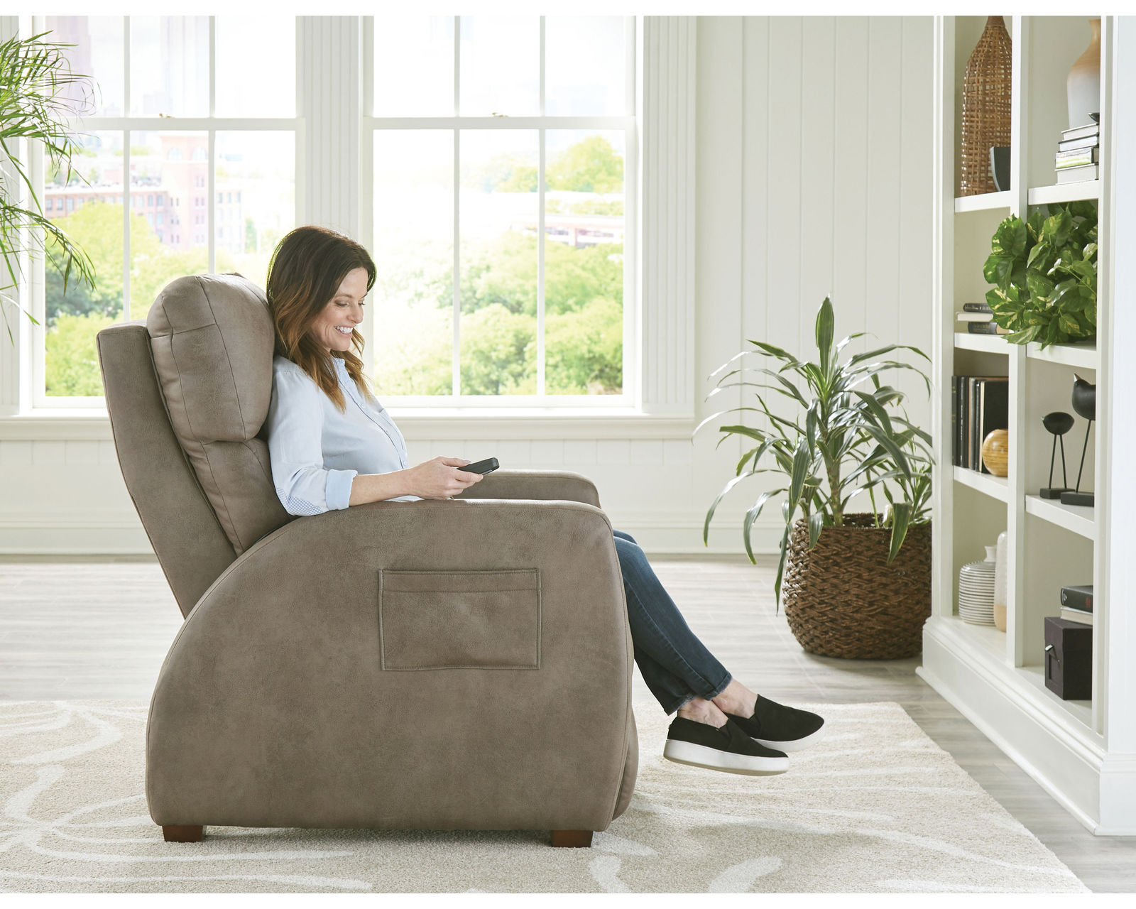 Relaxer Power Headrest Power Recliner with CR3 Massage, Heat, Power Lumbar & Zero Gravity Loaded with Wellness Technology (2 colors) - Power Into a Better Kind of Relaxation.
