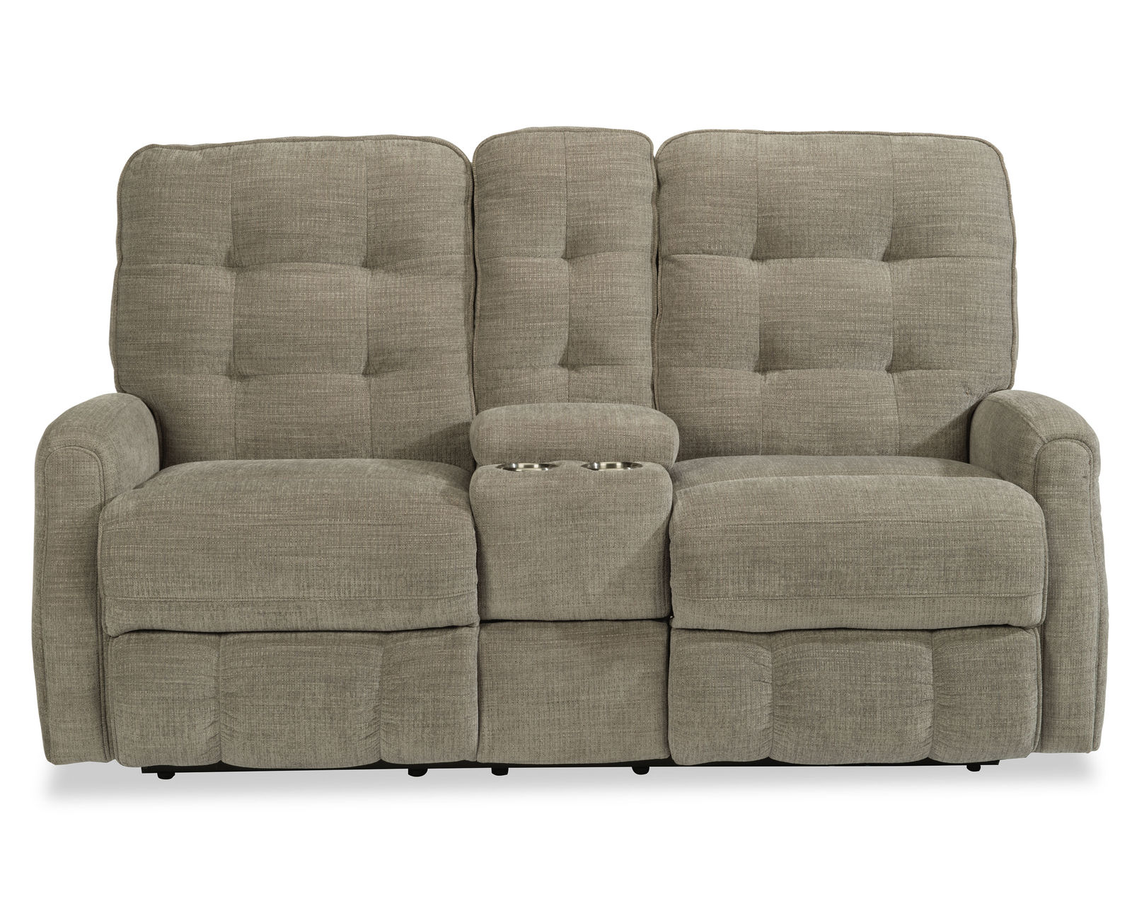 Devon 84" Fabric Reclining Sofa (Colors Available) - Devon Reclining Loveseat with Console
