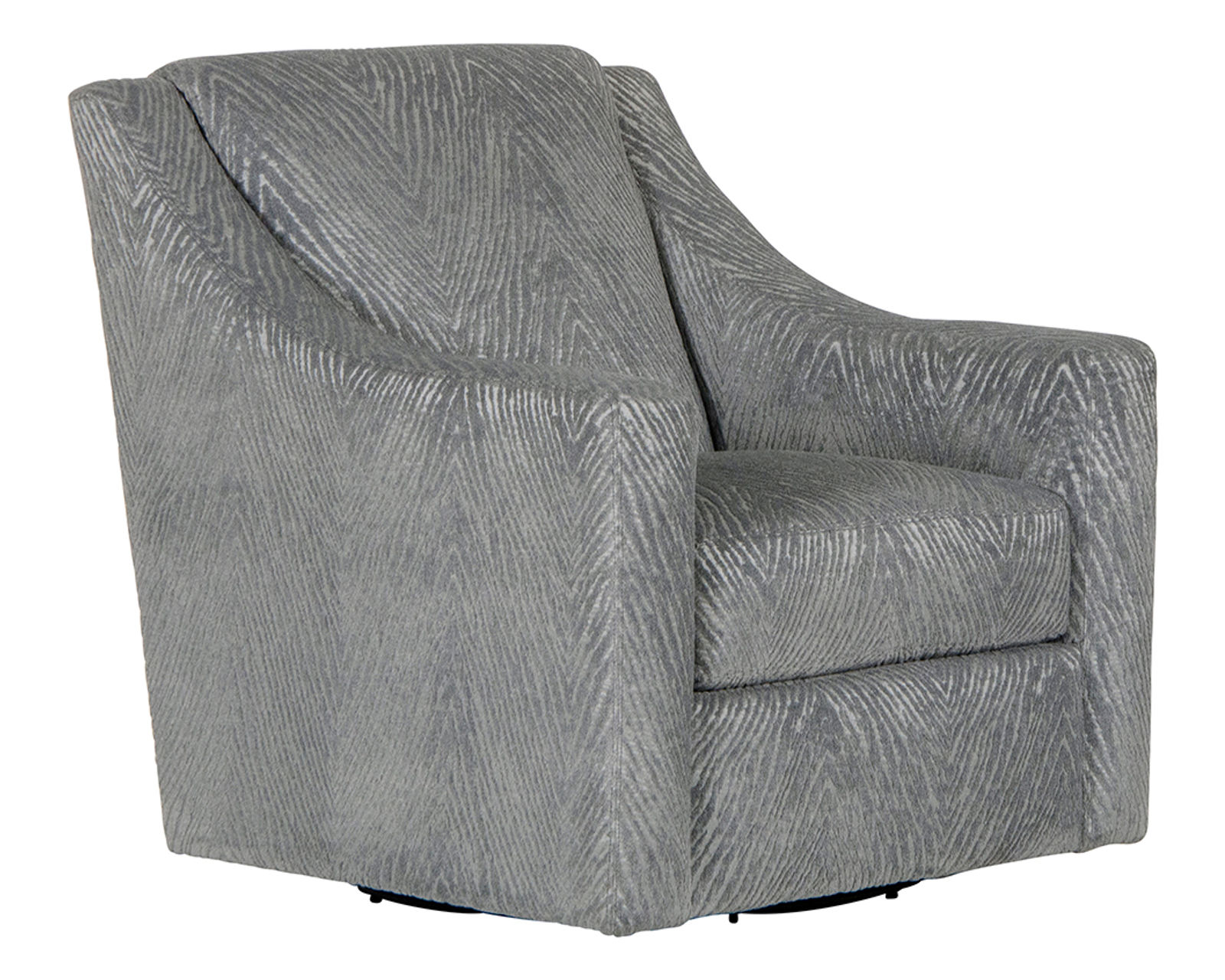 Lamar 90" Sofa (2 colors) includes pillows - Lamar Swivel Chair Shown in Fabric Shark