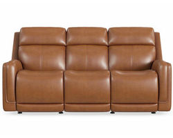 Alister 82" Leather Power Gliding Sofa with Power Headrests &amp; Lumbar (3 colors) in stock