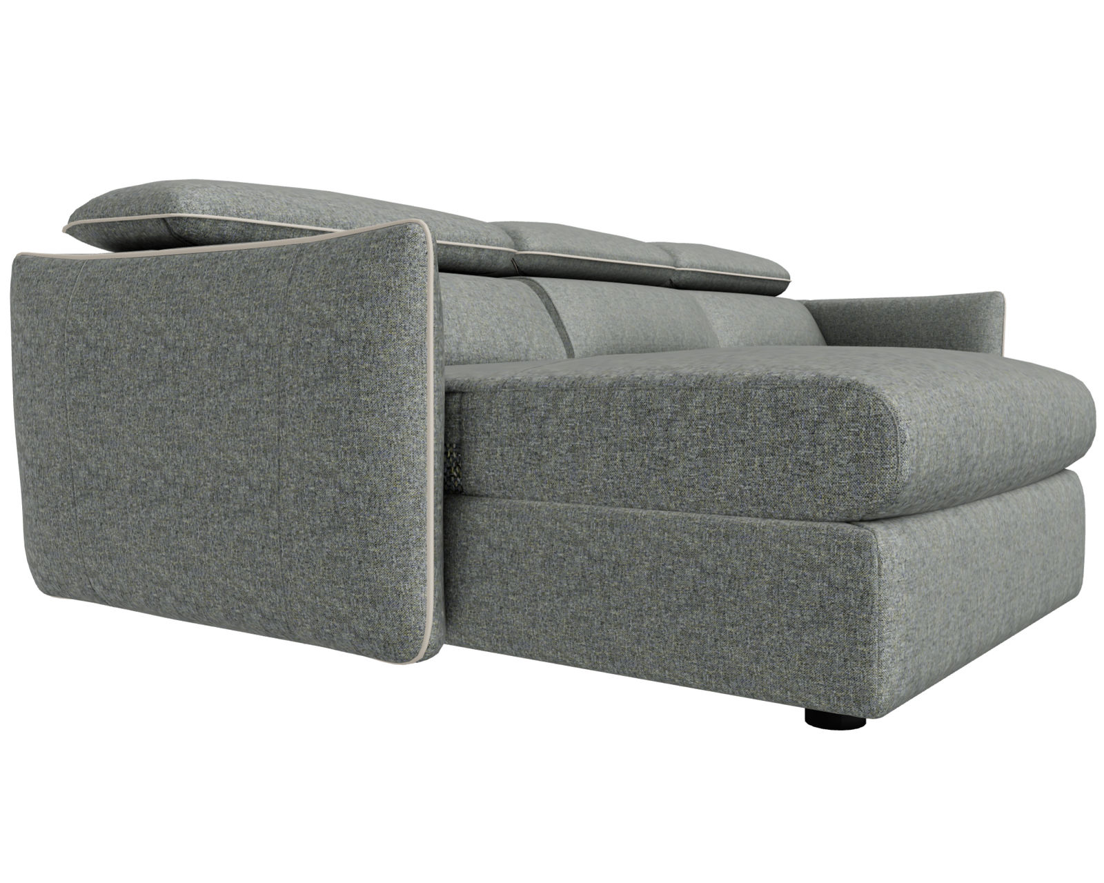 Meraviglia 108" Storage Chaise Sofa (+50 fabrics) - Layout B: Meraviglia 108" Storage Chaise Sofa. 67" x 108" 