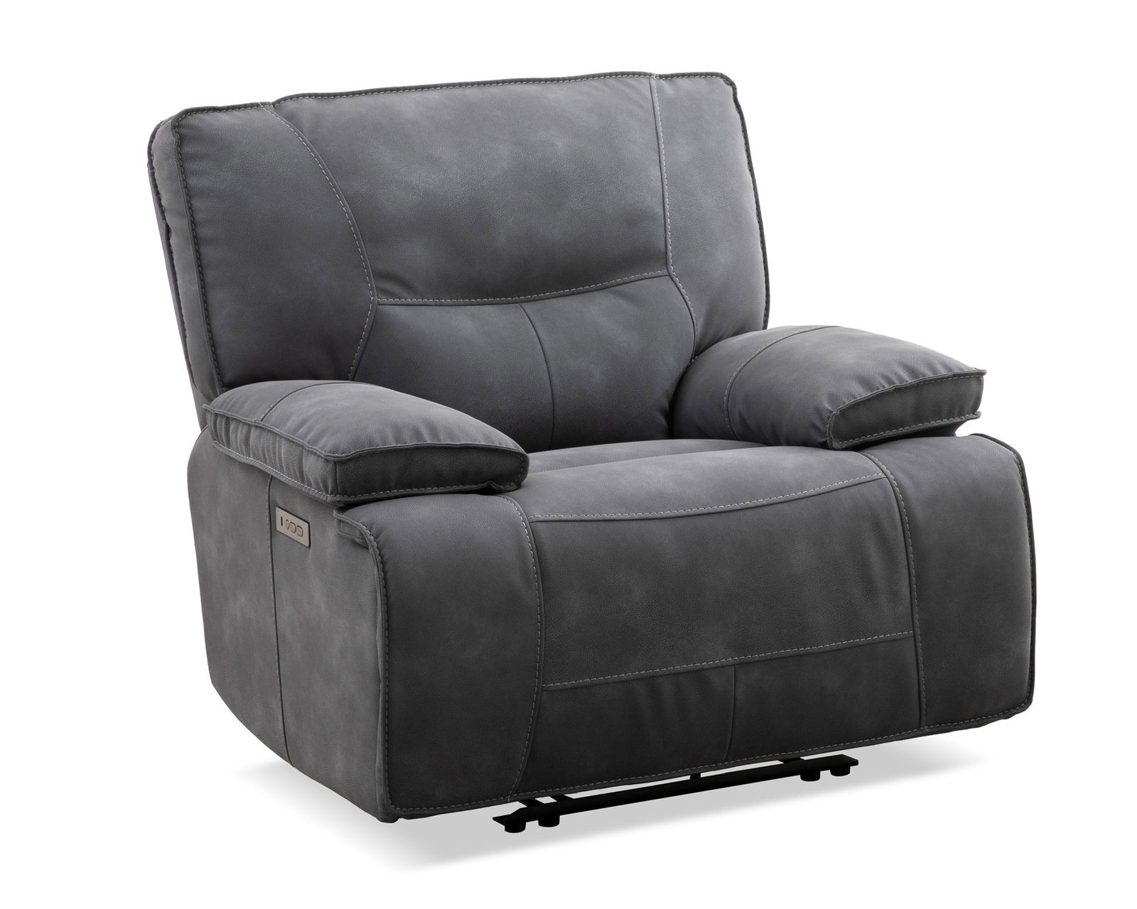 Gladiator Zero Gravity Power Headrest Power Reclining Sectional Cobalt (In stock - Fast shipping) - Gladiator Zero Gravity Power Headrest Power Recliner