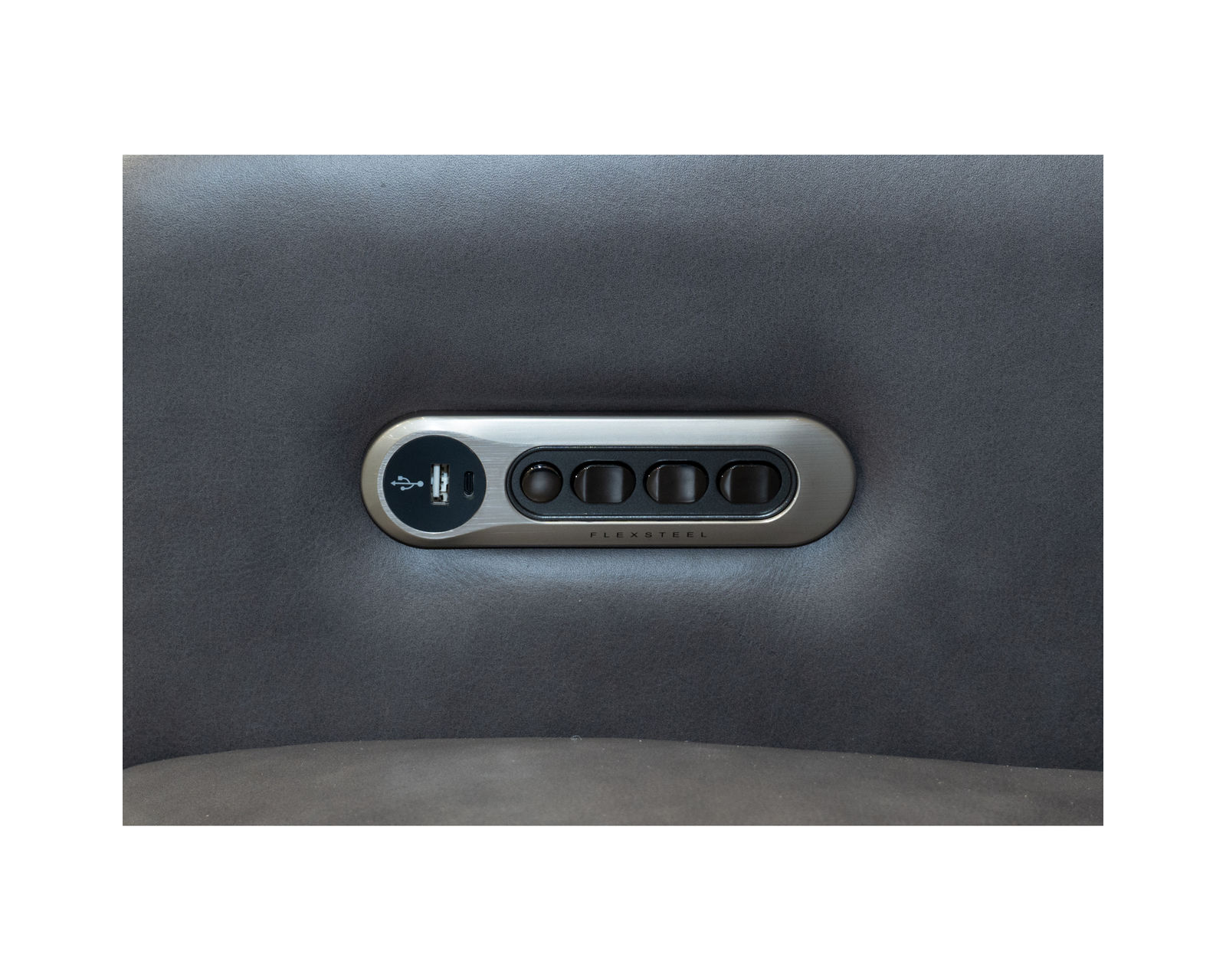 Wyatt 1596 Triple Power Reclining Console Loveseat 705-02 (74") 2 colors - In stock - Triple power control that adjusts the recline, headrest, and lumbar support 