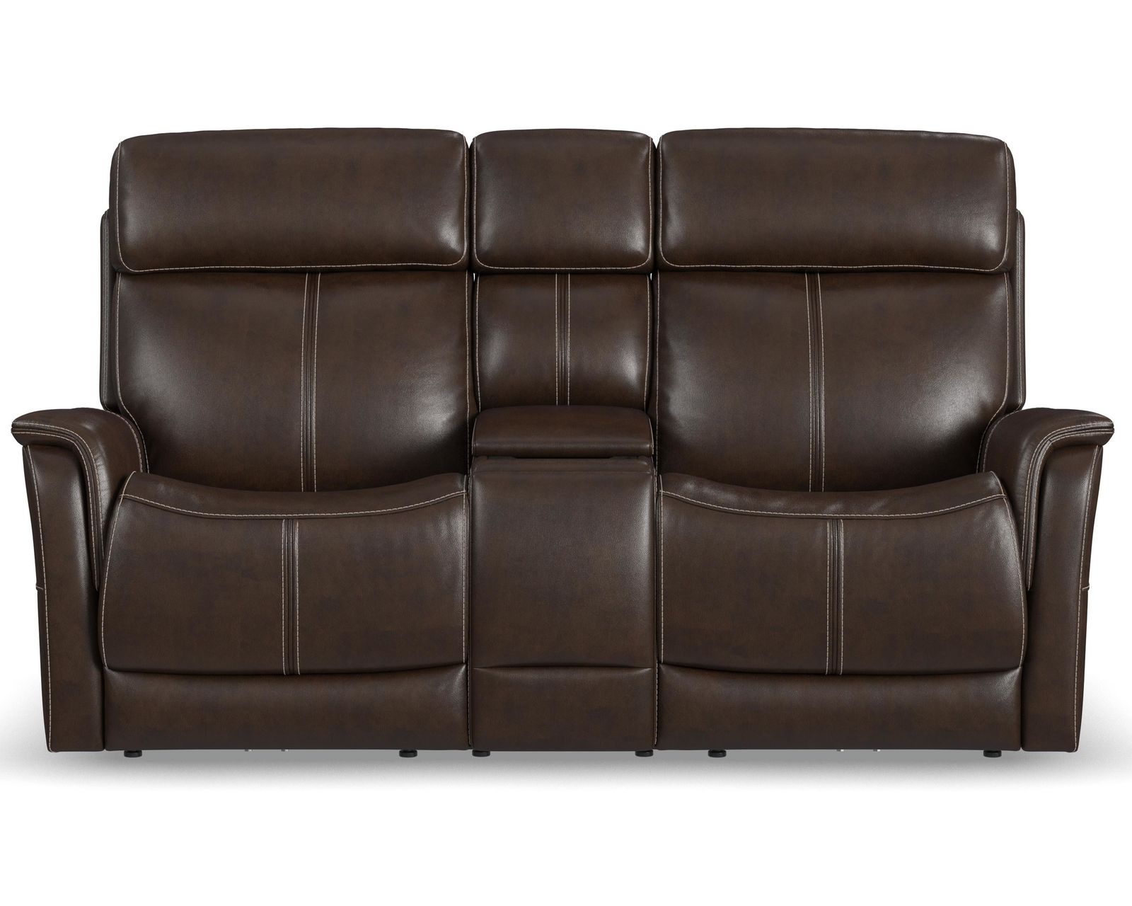 View 1524 Triple Power Reclining Console Loveseat (050-70) +3 colors - In stock