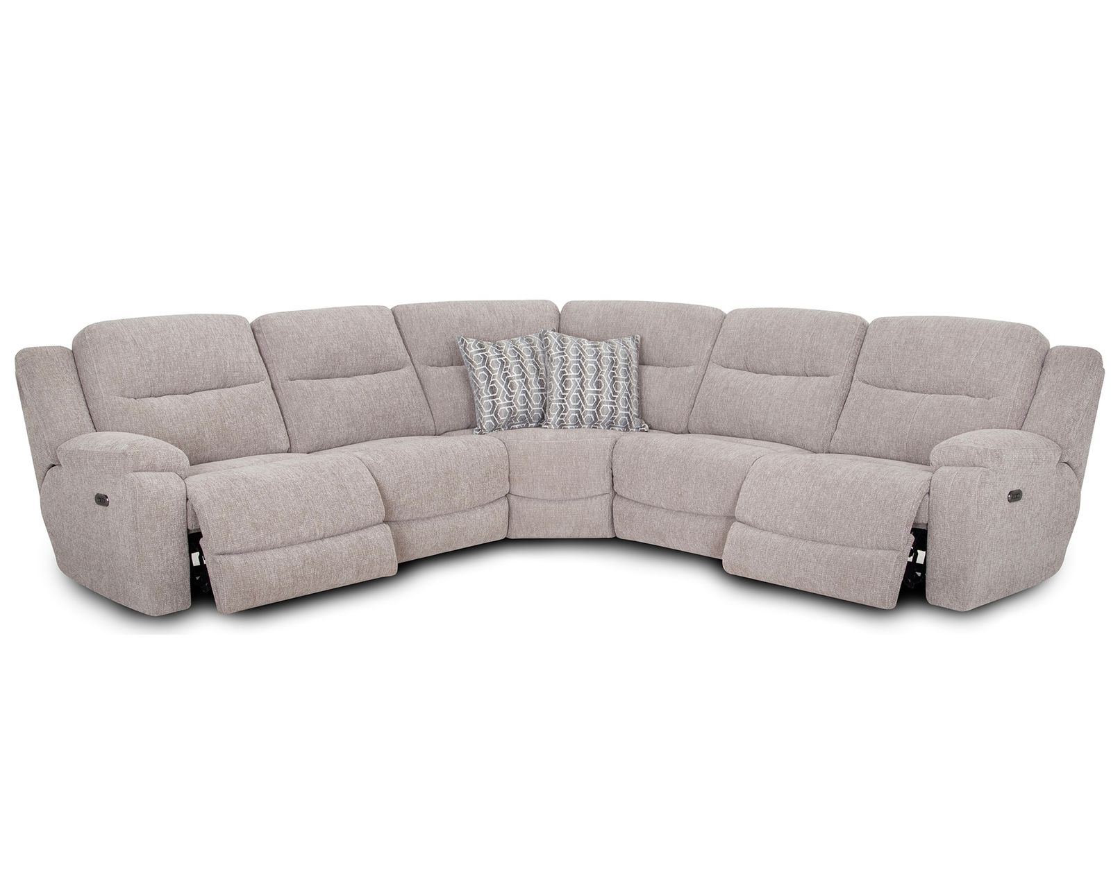Cleveland 690 Power Headrest Power Reclining Modular Sectional (Power Recline. Power Headrest. Modular Comfort Built Around You)