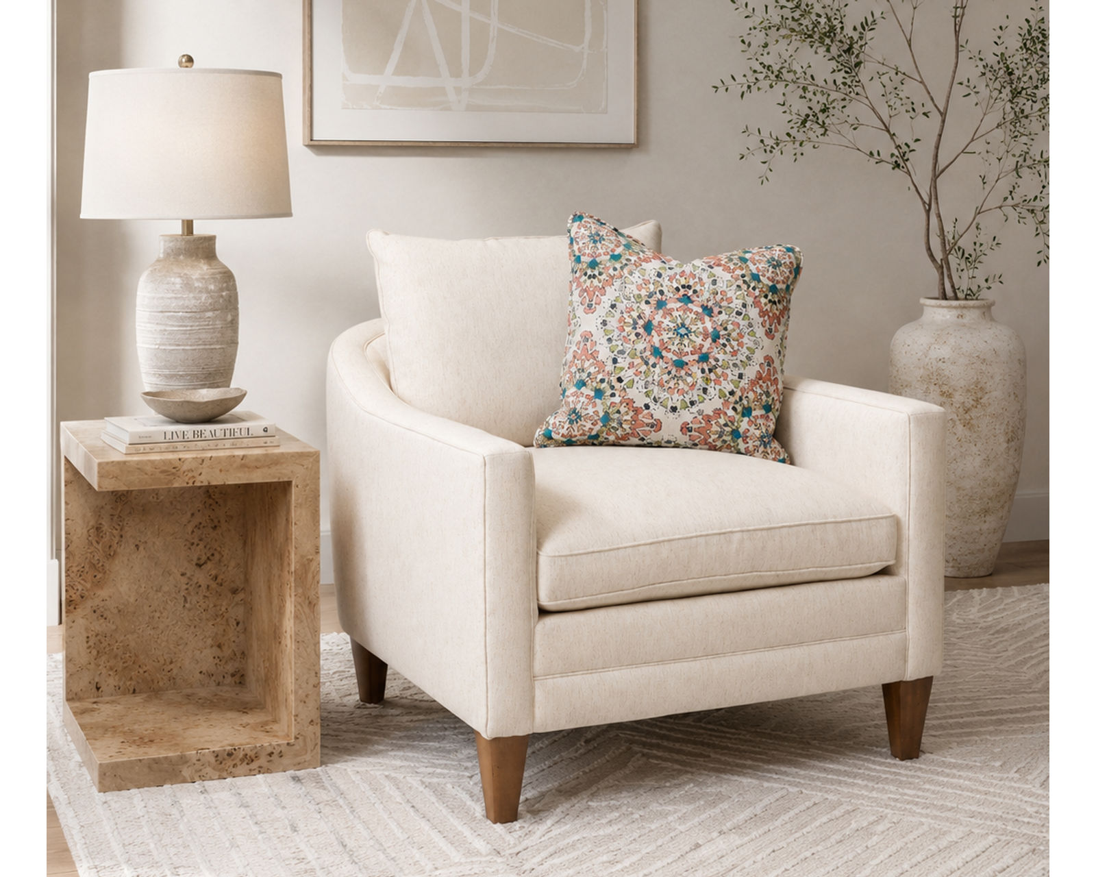 Eleanora 7571 Accent Chair (+100 fabrics) - Built Better. Sitting Smarter.