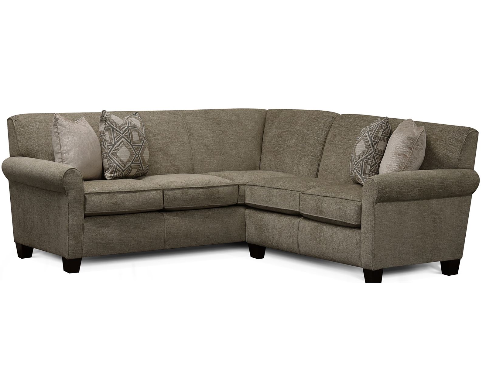 Angie Stationary Sectional  (+100 Standard and Performance Fabrics)