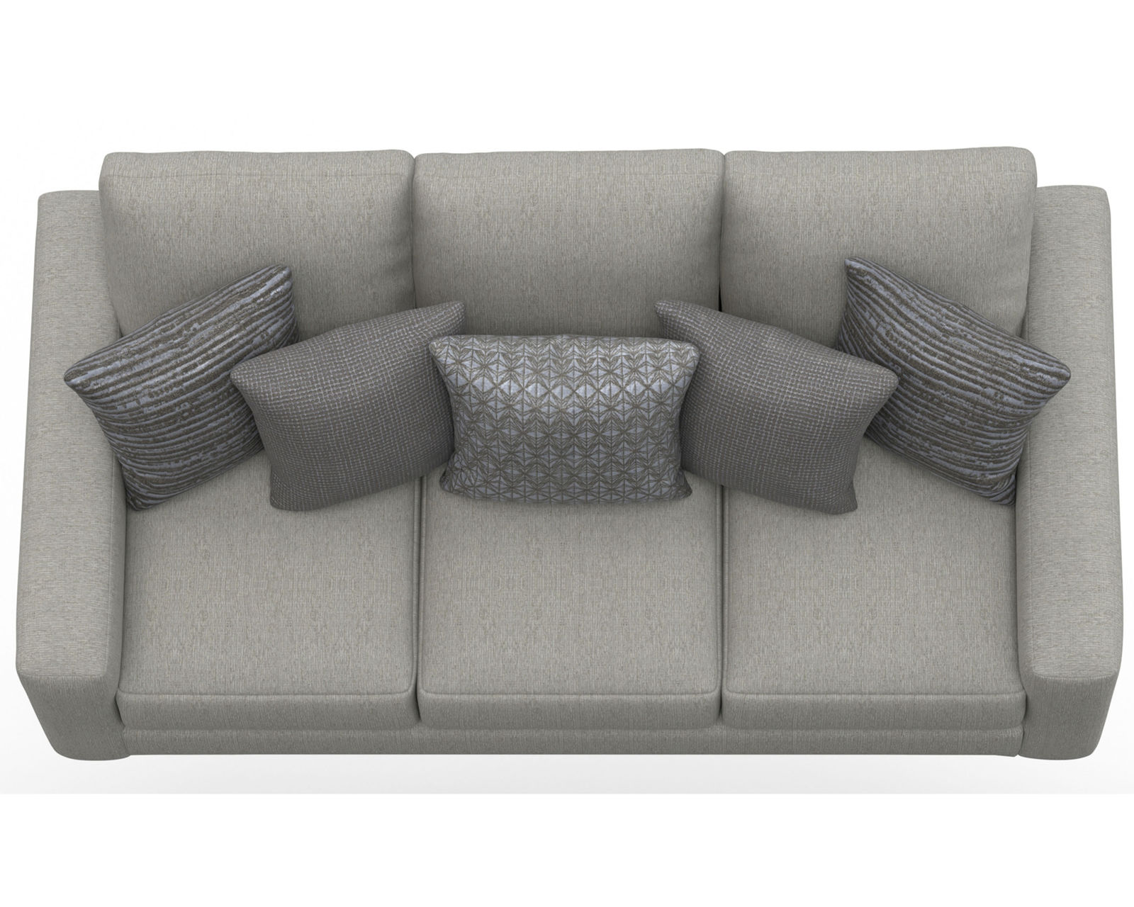 Hyde Park 94" Stationary Sofa (2 colors) includes pillows - Hyde Park Sofa in Stone