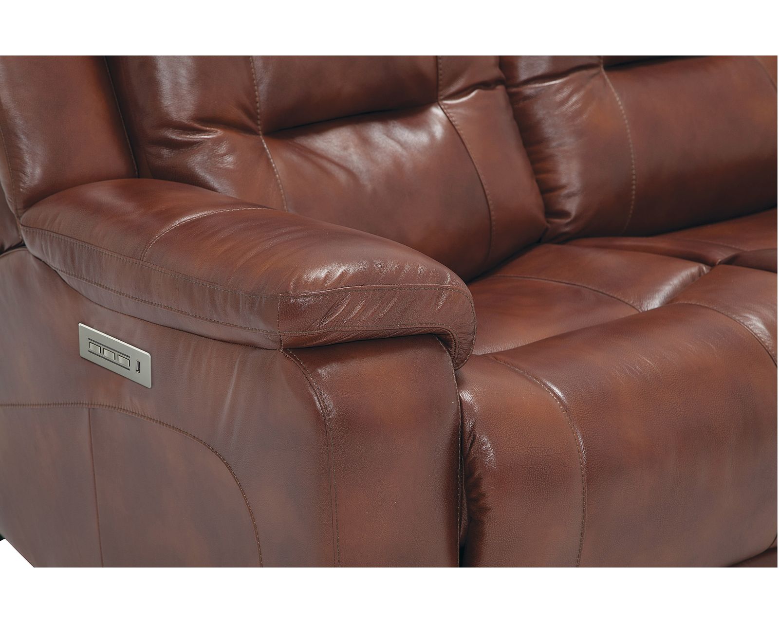 Leighton 41063 Power Headrest Power Reclining Sofa (86") +100 leathers - Leighton 86" Power Headrest Power Reclining Sofa