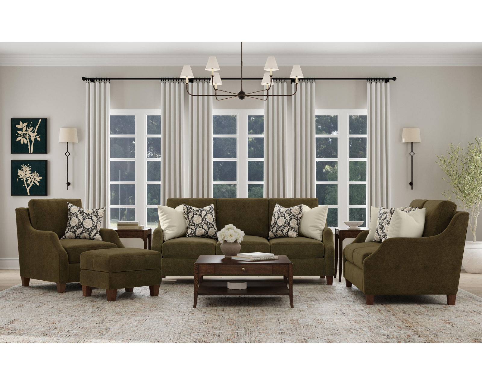 Gianna 7823 Bench Seat Sofa (86") +100 fabrics - Gianna 86" Bench Seat Sofa (One Cushion)