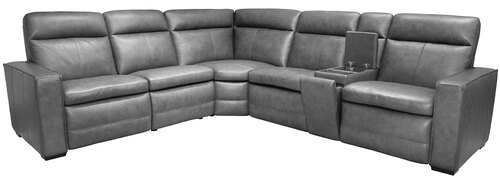 Layout A: Six Piece Reclining Sectional 99.5" x  112"  (4 recliners)