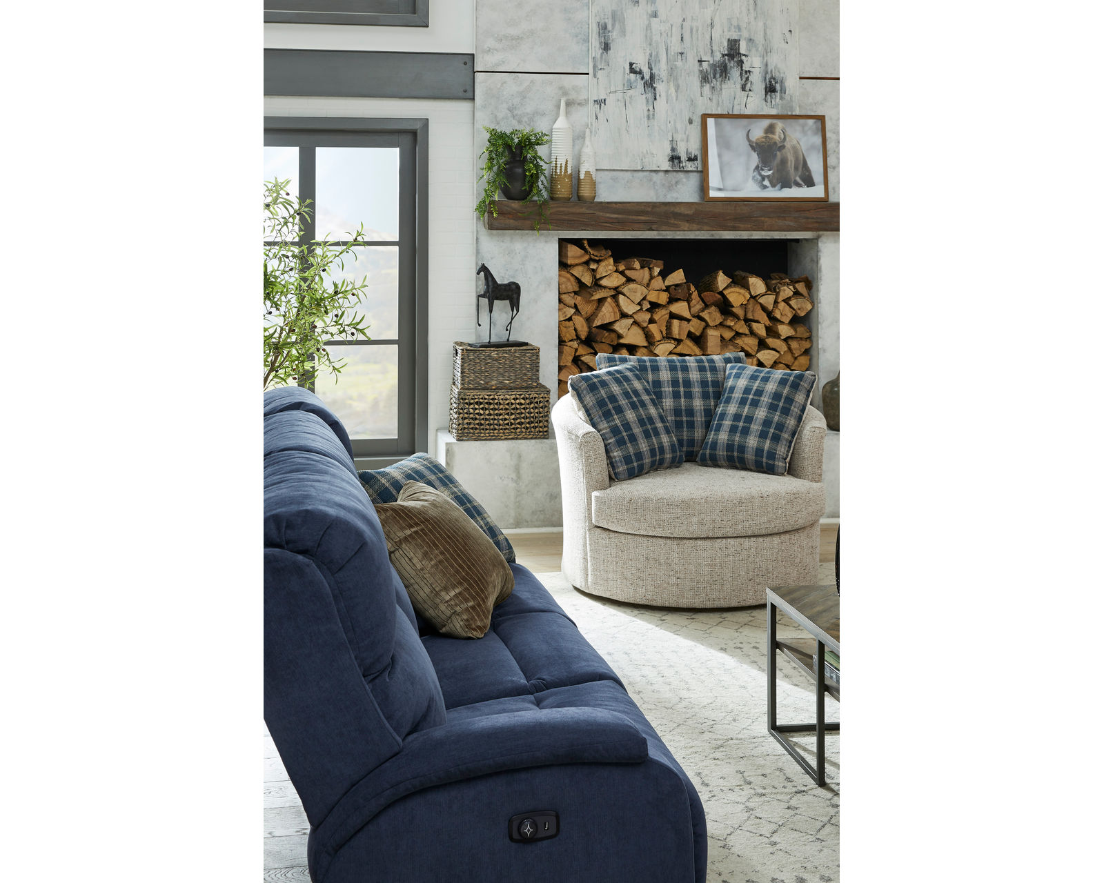 🎣 Maverly 88" Reclining Sofa (+65 fabrics) - Maverly 88" Space Saver Reclining Sofa