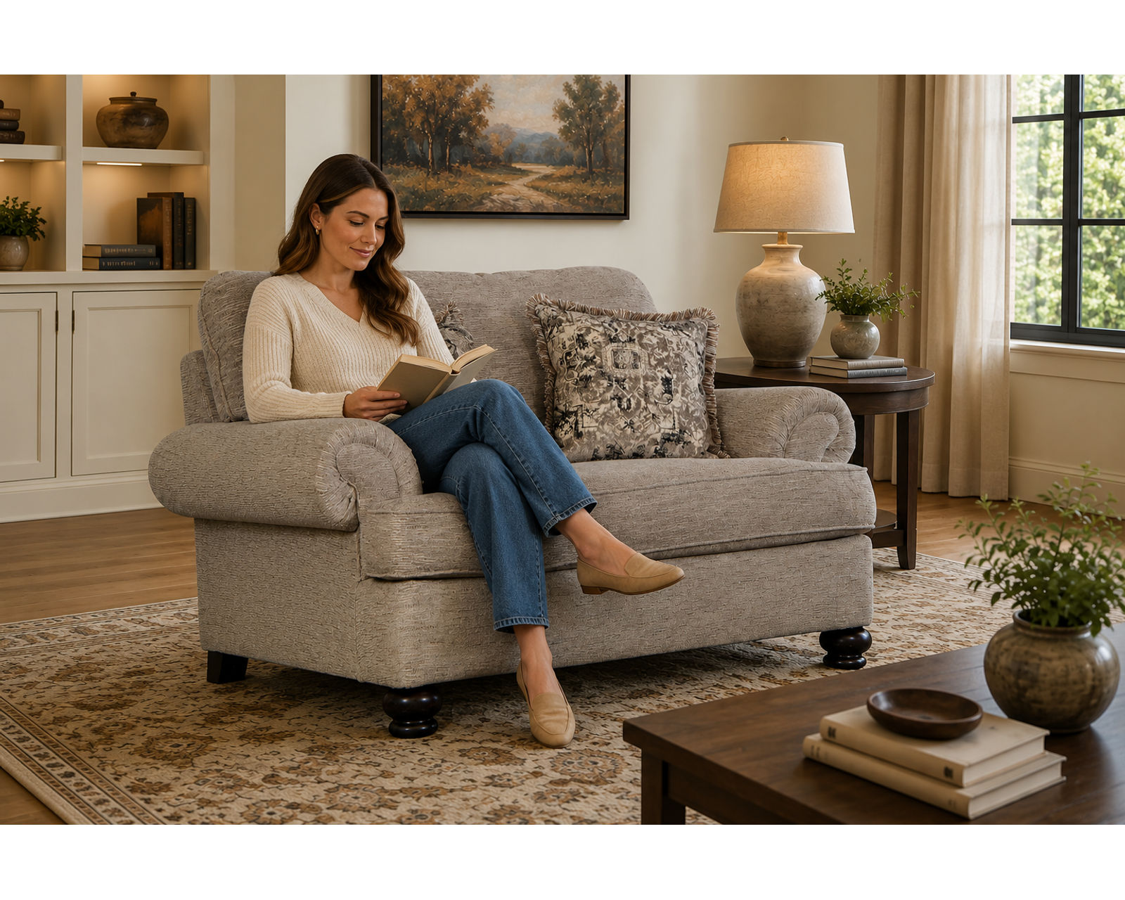 Freemont Oversized 96" Sofa (includes pillows)