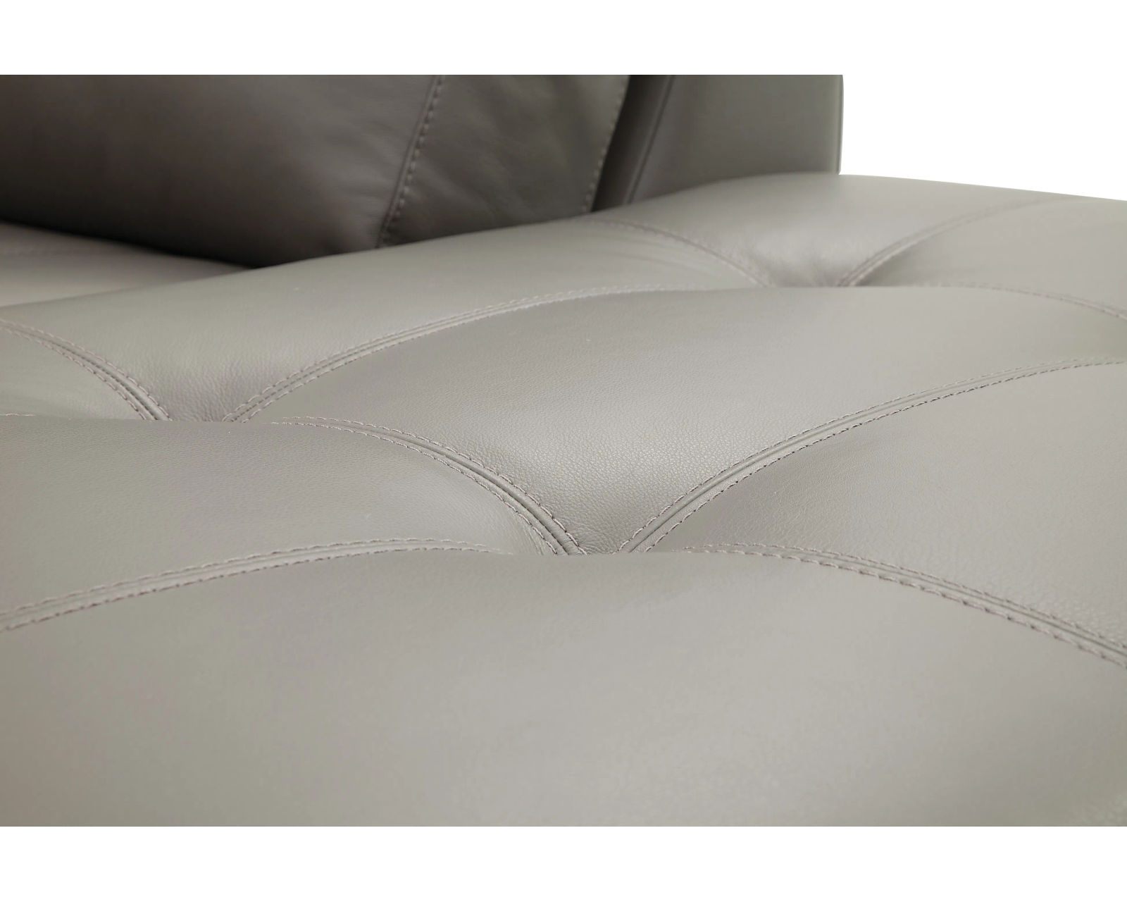Seattle 77625 Sofa (96") +100 leathers - Button tufted seat cushions