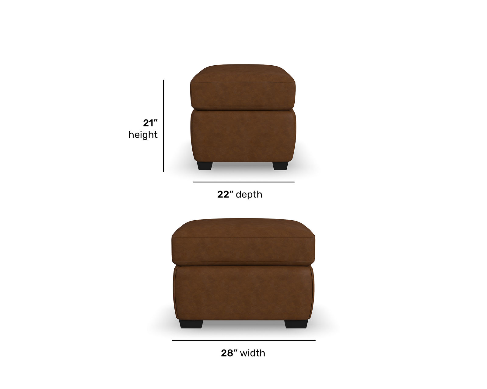 Hudson 1481 Leather Chair (2 leather colors) - Furniture Built to Stand the Test of Time.