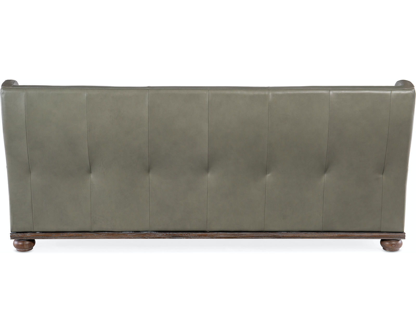 William 96" Leather Sofa (Gray Leather) - Sofa is covered in the semi-aniline top-grain leather Derrick Gray.