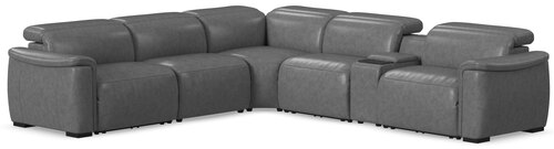 Layout B: Six Piece Sectional 114" x 127" (2 recliners)