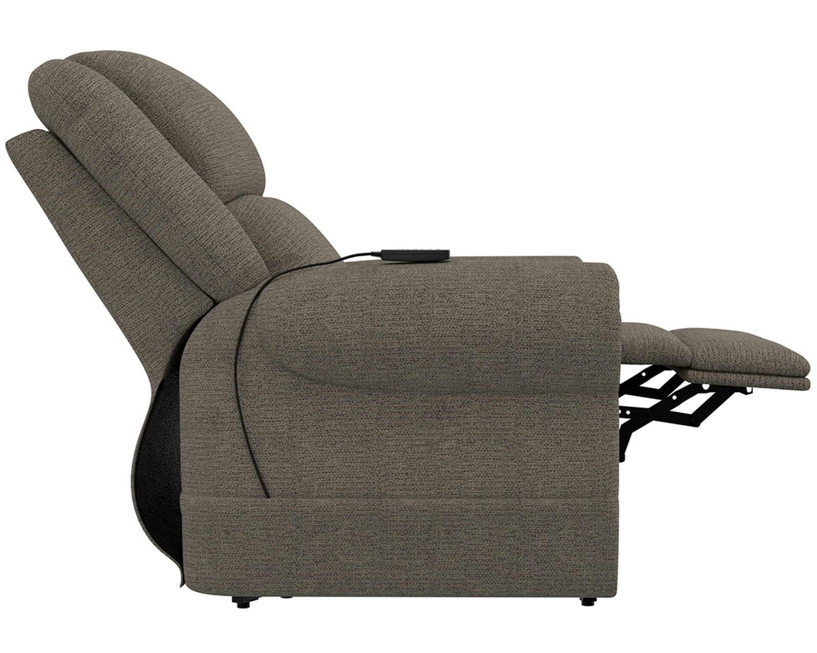 Paradise Power Lift Lay Flat Recliner with Power Headrest, Lumbar, CR3 Therapeutic Heat & Massage & Nanobionic Fabric Advanced Wellness (2 colors) - Sit Easy. Rise Easy. Live Easy.