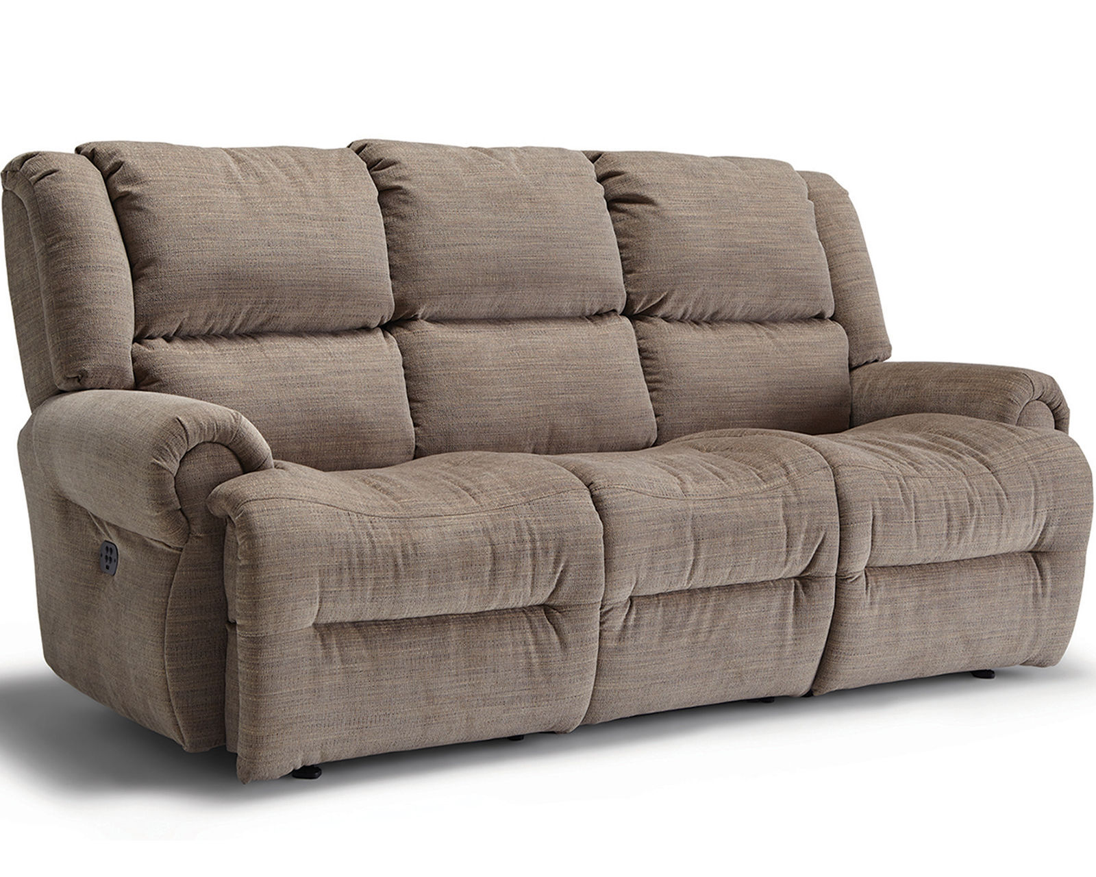 Genet Double Reclining Sofa w/ Dropdown Table (+100 fabrics) 85" - Genet Double Reclining Sofa w/ Dropdown Table
