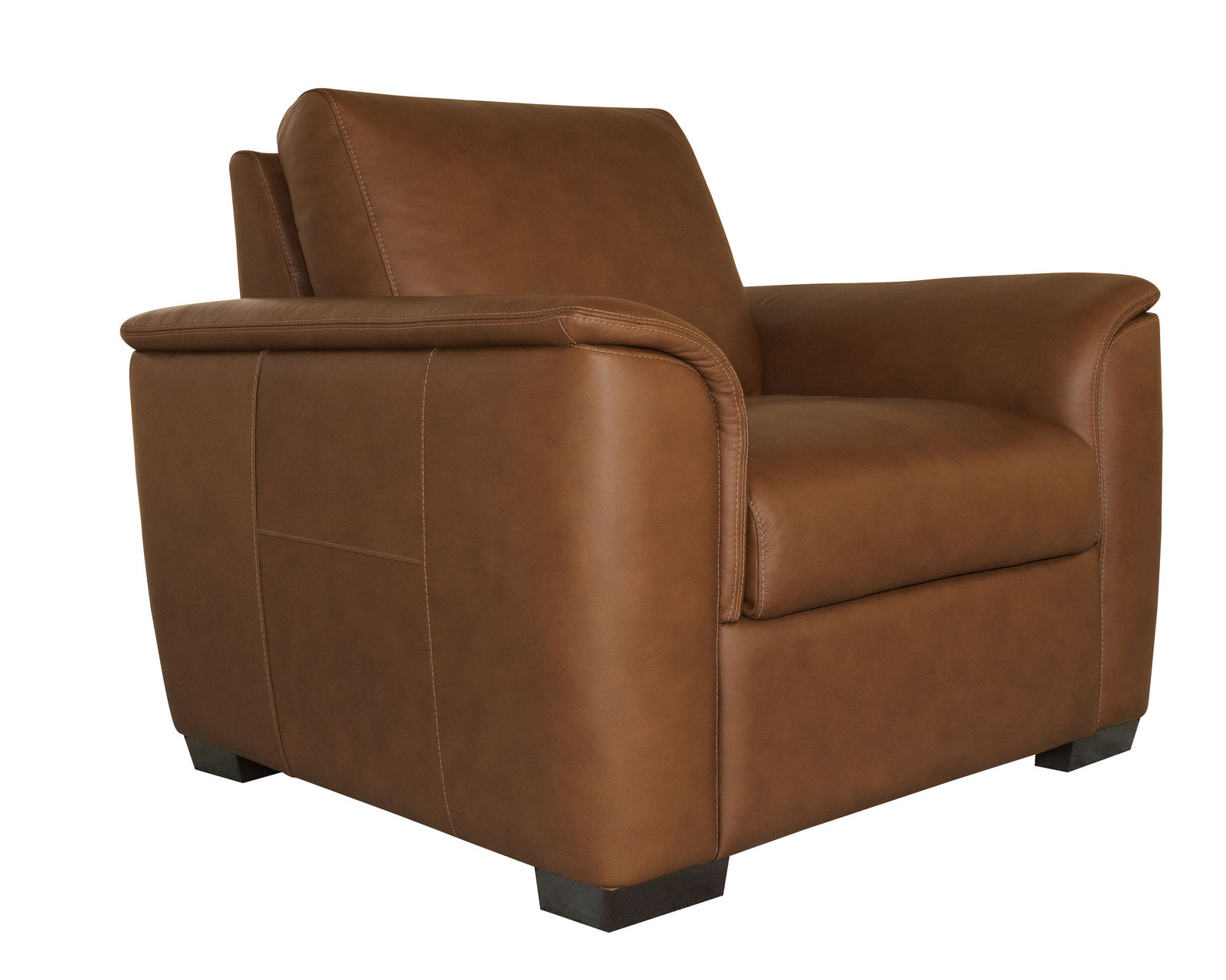Henry 90" Leather Stationary Sofa (in stock)