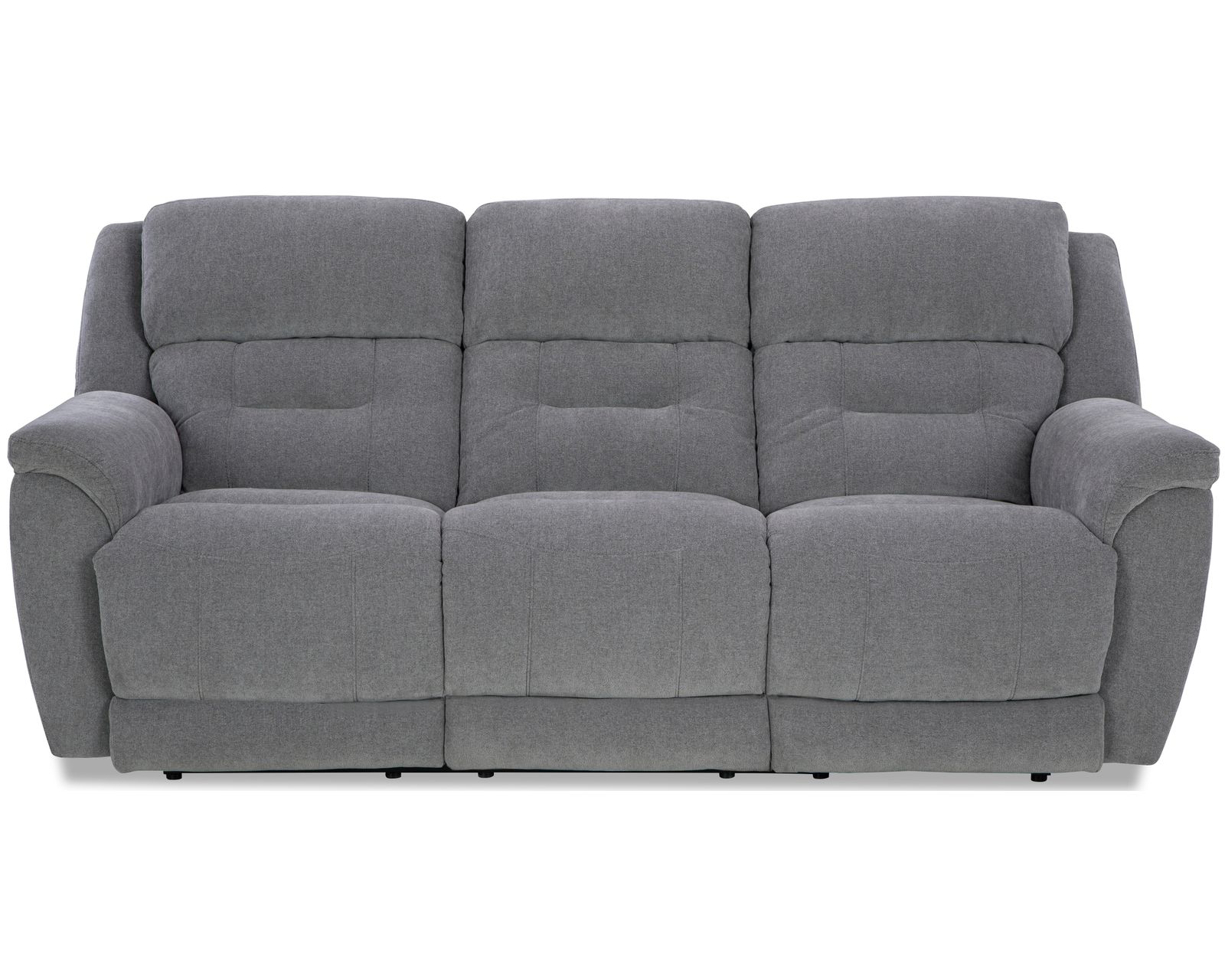 Knockout 89" Zero Gravity Triple Power Reclining Sofa Grey (In stock)