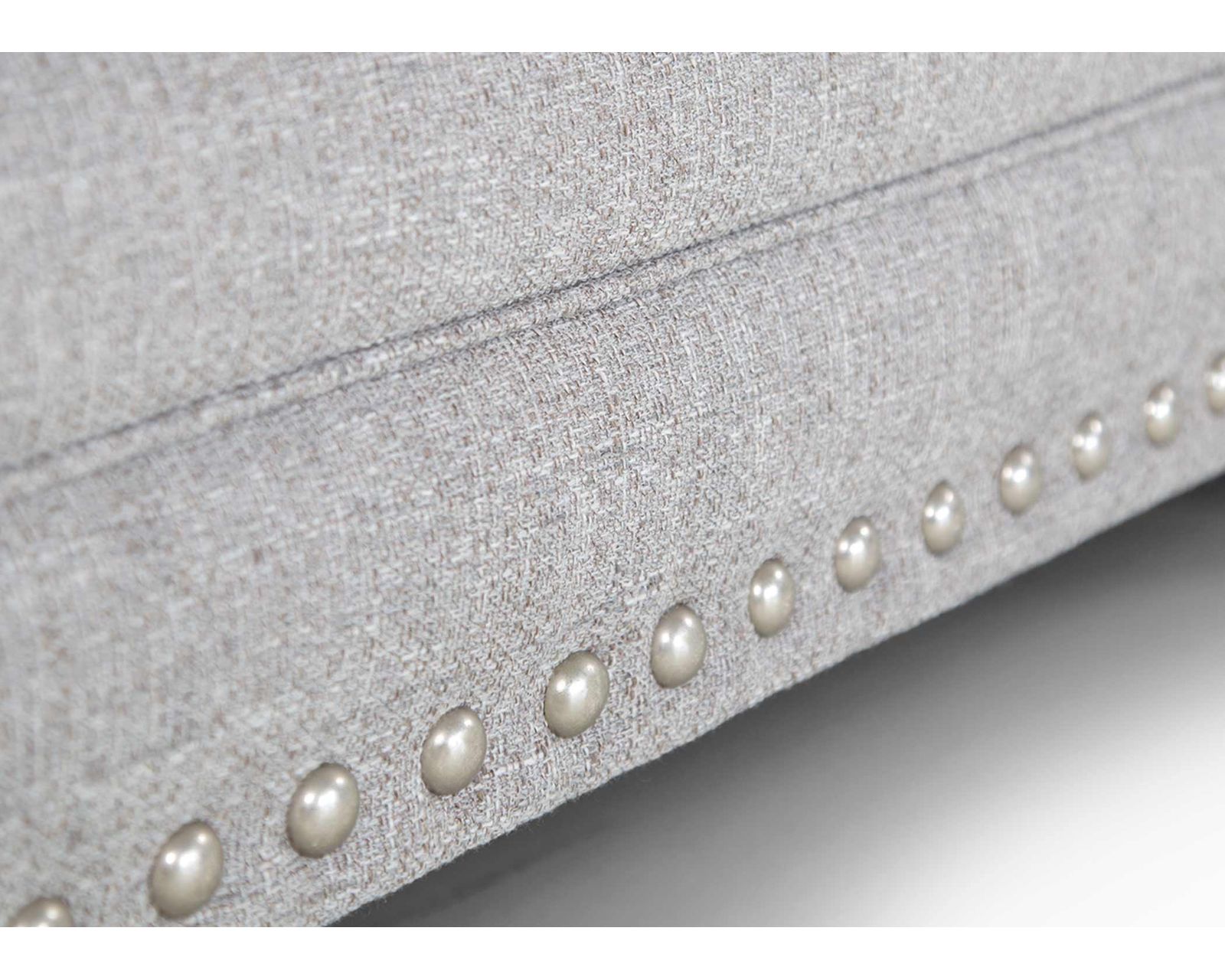 Fletcher Extra Wide 102" Sofa (Grand Scale. Classic Details) - Nail Head Trim Along the Base