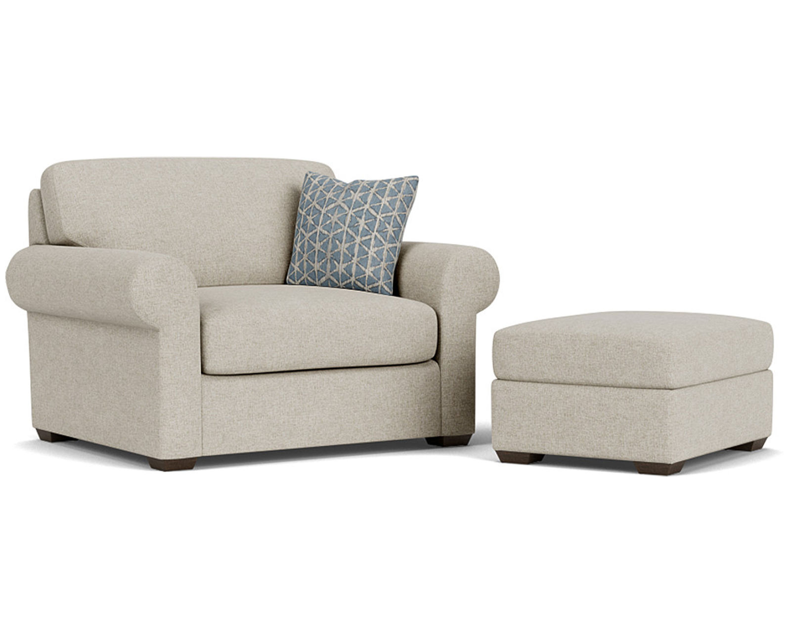 Randall 7100 Sofa (+100 fabrics) 83" - 93" - 105"  - Randall Chair and Ottoman