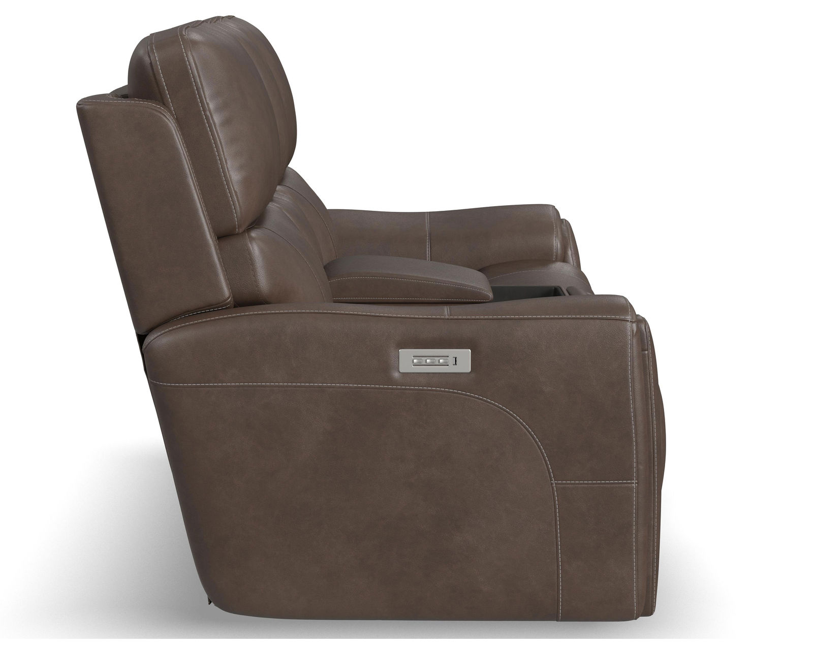 Carter 1587 Triple Power Reclining Console Loveseat (+2 colors) In stock - Zero Gravity - Triple Power – Power Recline – Power Headrest - Power Lumbar with USB charging