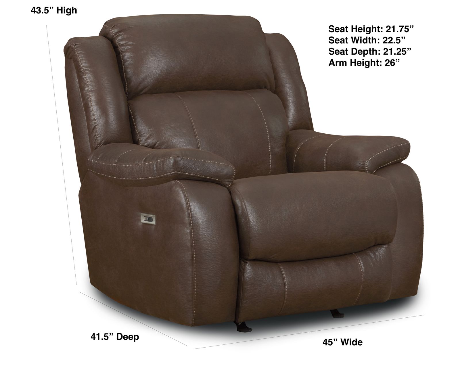 Sawyer Power Rocker Recliner (In stock) - Sawyer Power Rocker Recliner