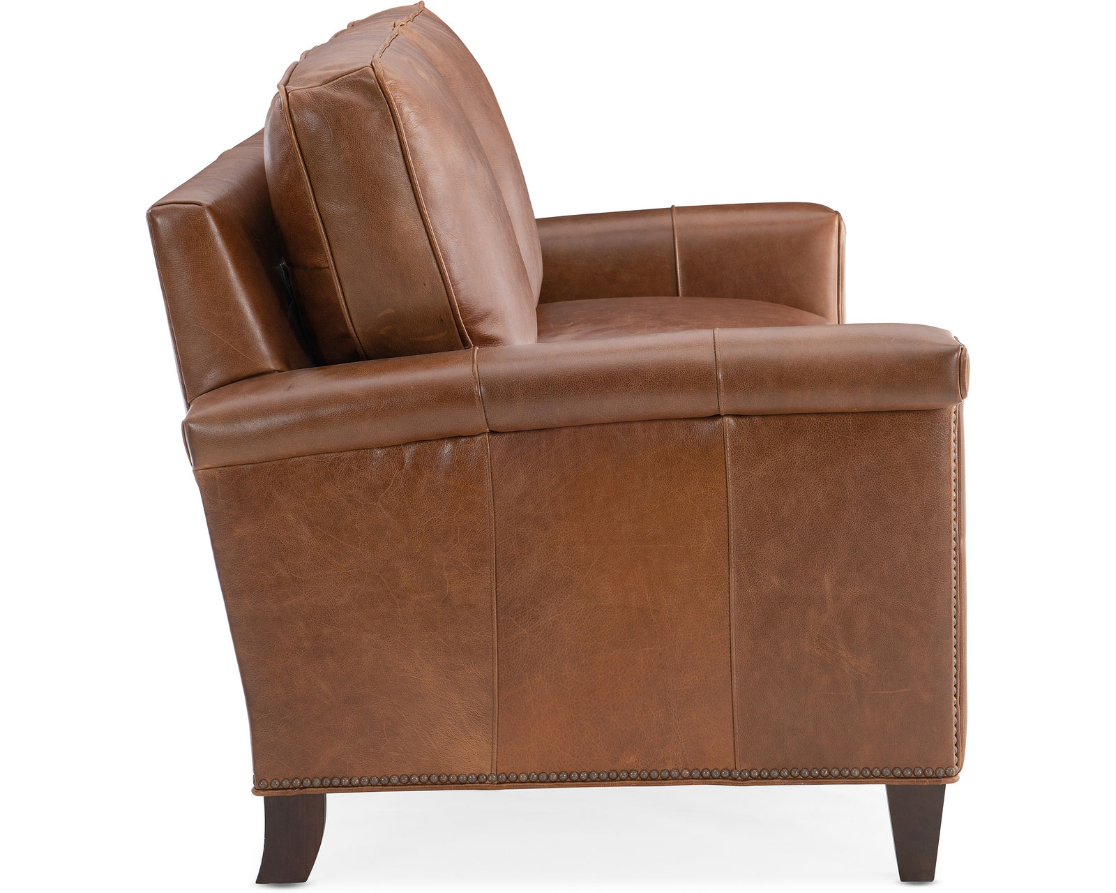 Bradington Young Mallory 774 Sofa (12 leathers) 8-Way Hand Tie - Mallory Stationary Loveseat 8-Way Hand Tie