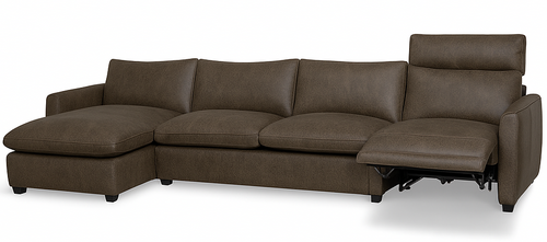 Layout Q: Three Piece Reclining Sectional 64" x 137"