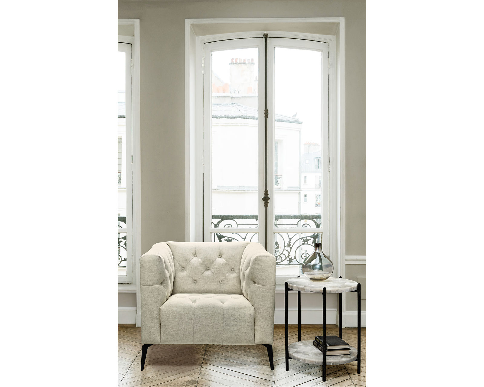 Nicolla 84" Sofa  (Performance fabric) - In stock