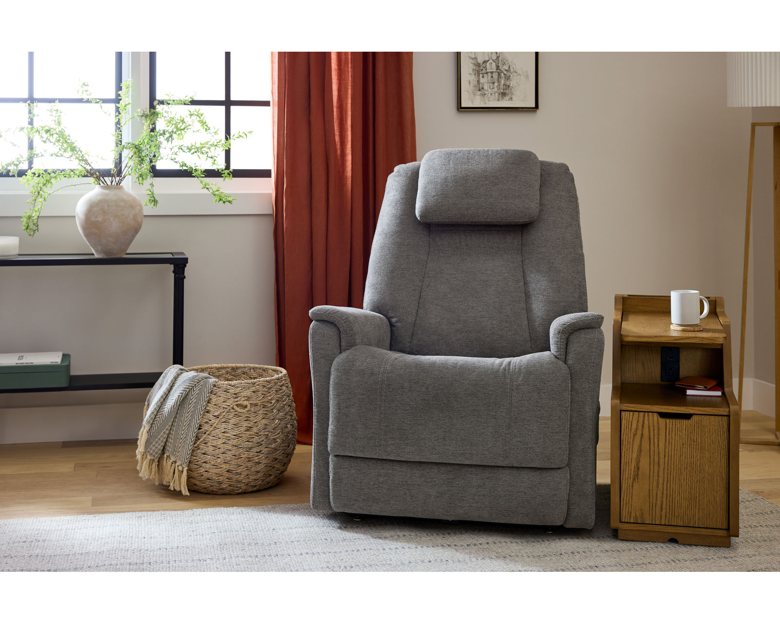Zecliner 1093 Triple Power Sleep Recliner with Heat and Massage (6' 0" and taller) in stock - High-resiliency and memory foam zoned comfort 