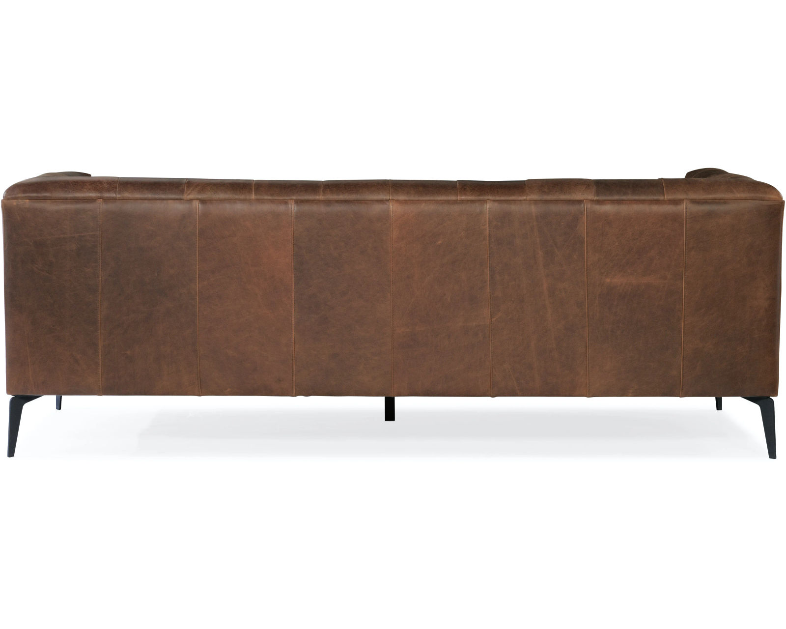 Nicolla Leather Sofa Brown 84" (In stock)