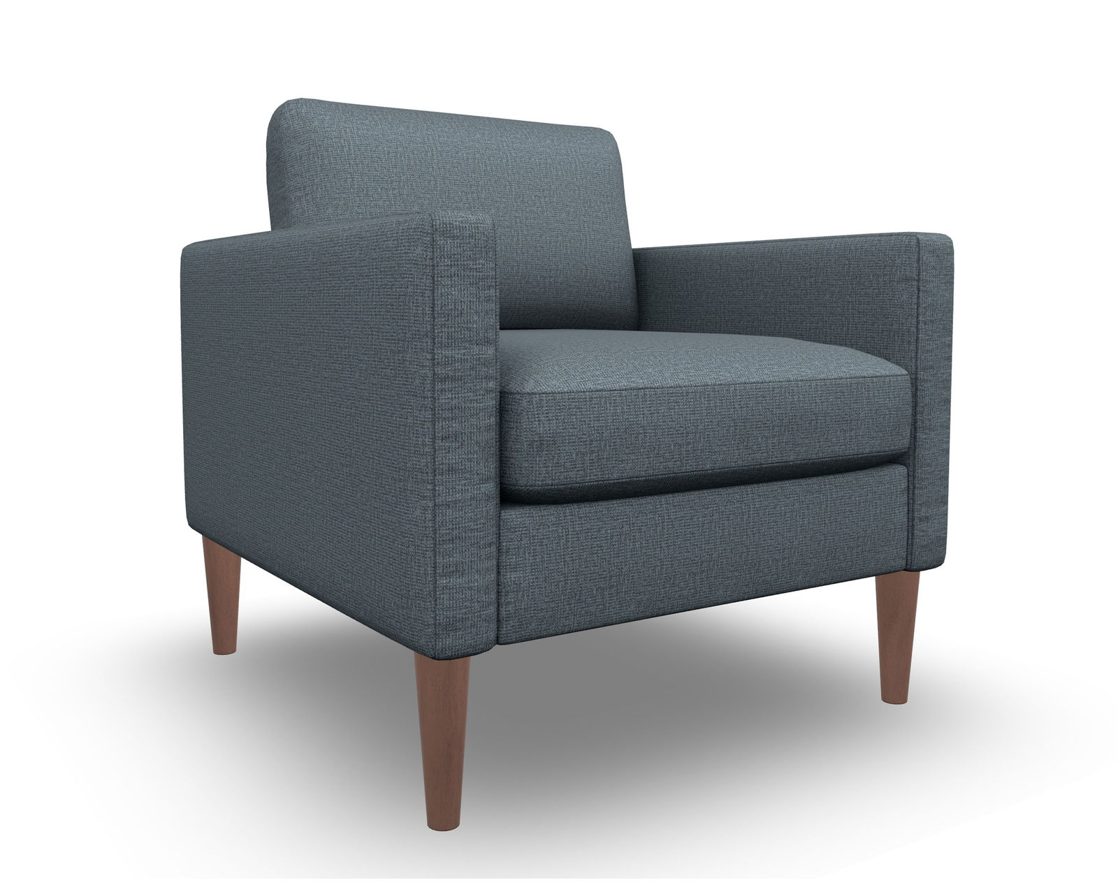 Trafton S10 Sofa (+139 fabrics) - Trafton Chair in Denim Performance Fabric