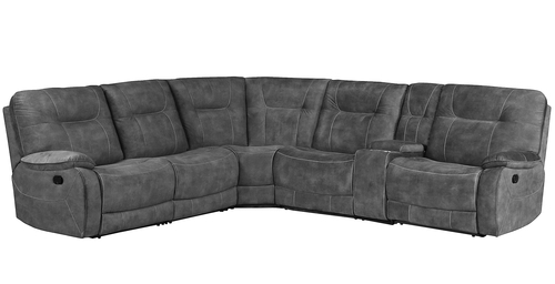 Layout C: Six Piece Reclining Sectional 118.5 x 131.5