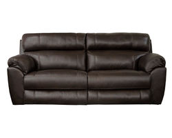 Costa 91" Wide Seat Lay Flat Leather Reclining Sofa (2 colors)