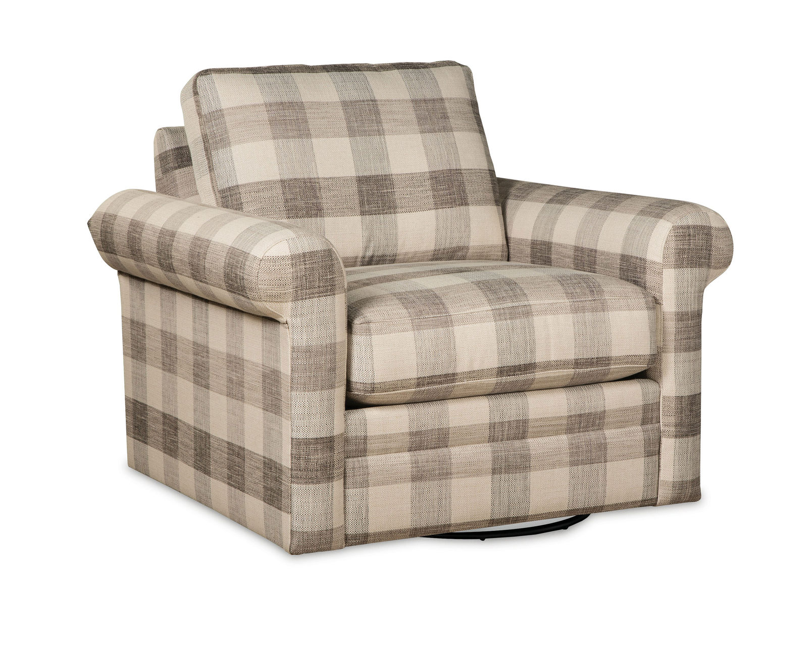 F9 Stationary Chair (100+ Performance fabrics) Make it Yours - F9 Swivel Chair with sock arm and box back cushions