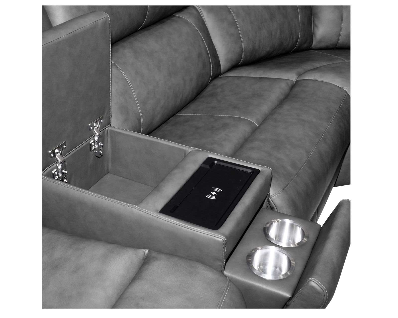 Linden 1043 Triple Power Zero Gravity Reclining Sectional (2 colors) in stock