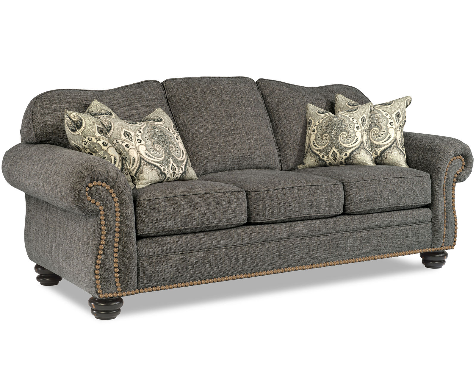 Bexley 8648 Nailhead Sofa (+100 fabrics) 91" - Bexley Nailhead Sofa