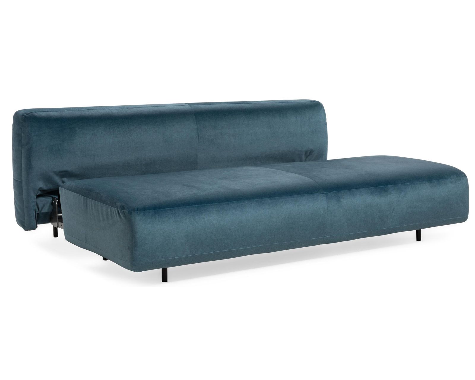 Frame Armless Sofa Lounger Sleeper (+45 fabrics) - From closed to open in five seconds