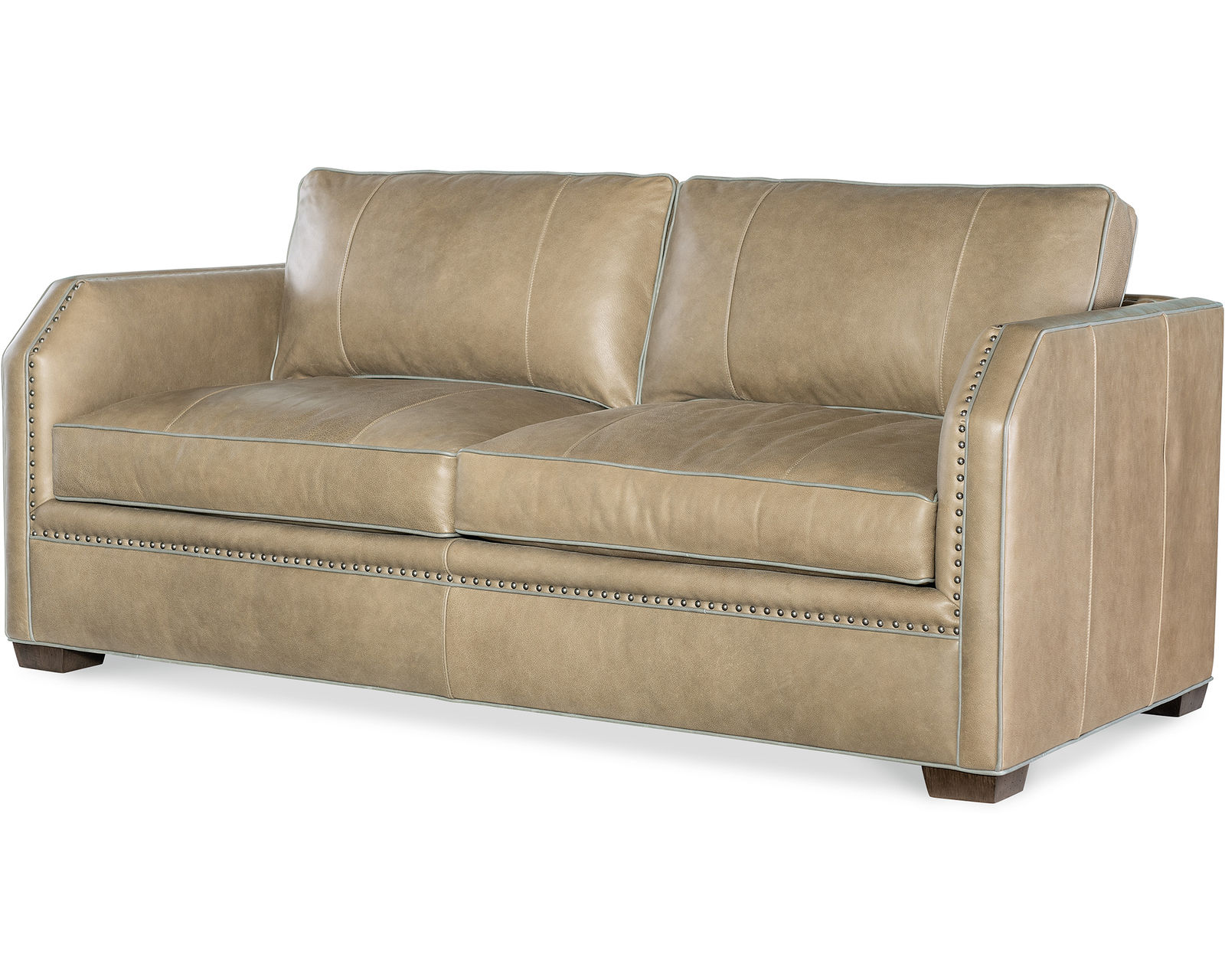 Bradington Young Sutton 641 Sofa (12 leathers) 8-Way Hand Tied - Sutton Stationary Sofa 8-Way Hand Tie