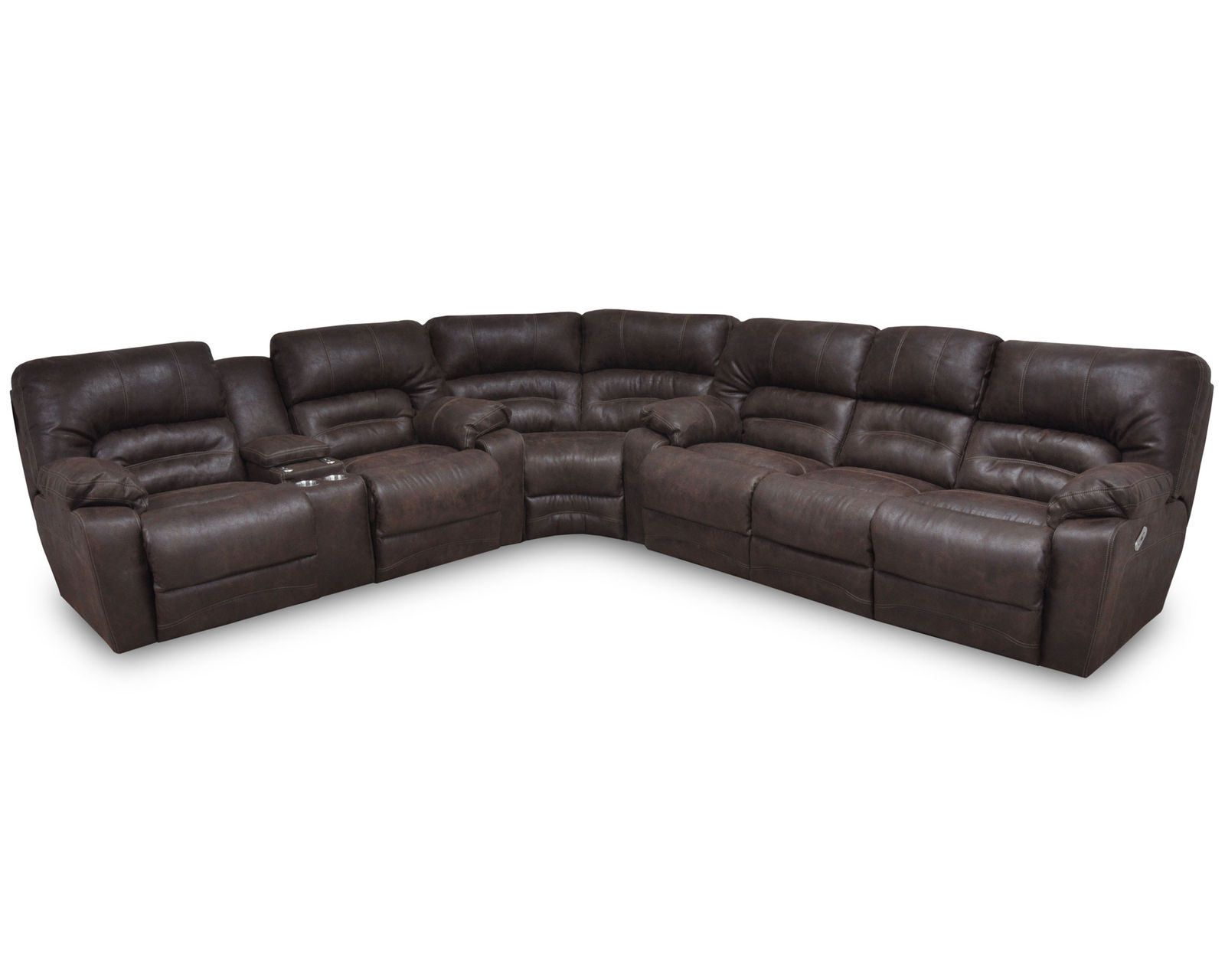 Legacy Three-Piece Reclining Sectional (Reclining Comfort. Sectional Space. Everyday Convenience)