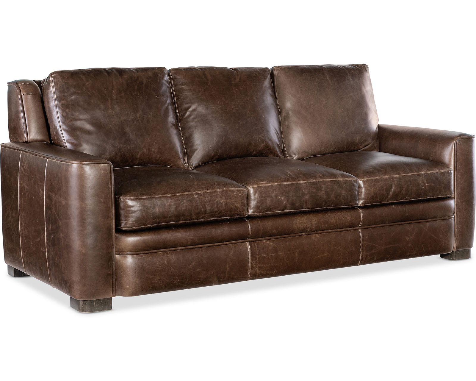 Bradington Young Beckham Sofa (12 leathers) 8-Way Hand Tie - Beckham Stationary Sofa 8-Way Hand Tie