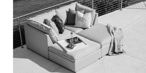Layout F:  Four Piece Sectional