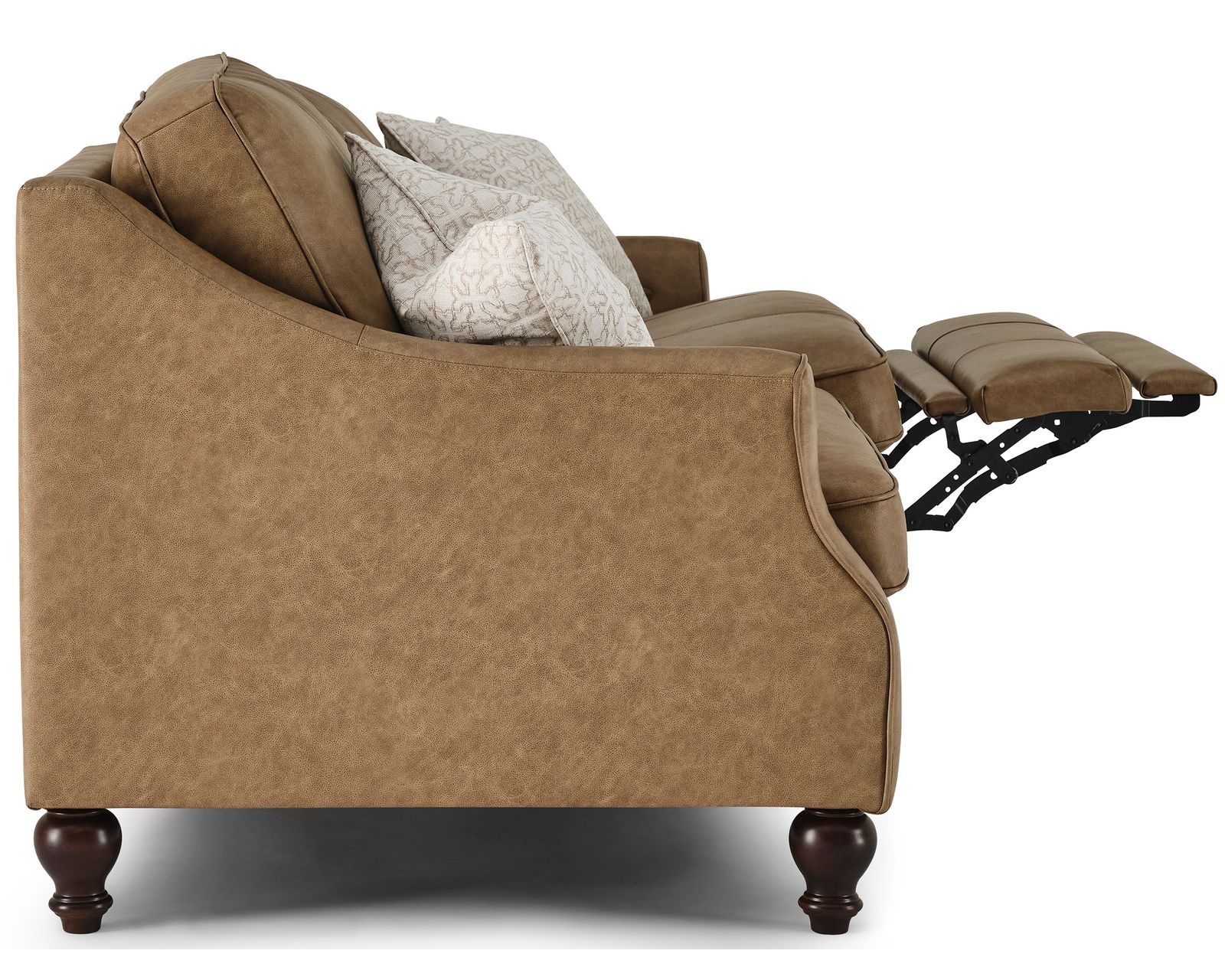 Adeline 84" Incliner Leather Sofa (+40 leathers) - Adeline 84" Incliner Leather Sofa