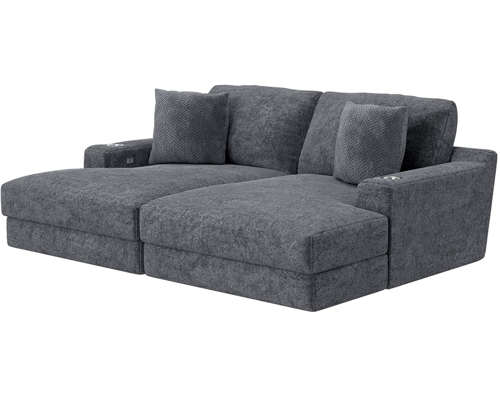Cozy Double Wide 88" Home Theater Chaise (2 colors) Includes pillows - Quality You Can Count On, Comfort You'll Love.