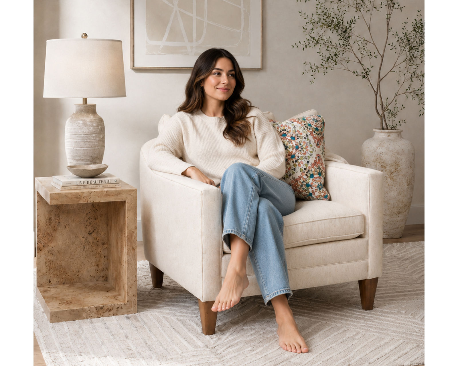 Eleanora 7571 Accent Chair (+100 fabrics) - Flexsteel Furniture — Strength Beneath the Style.