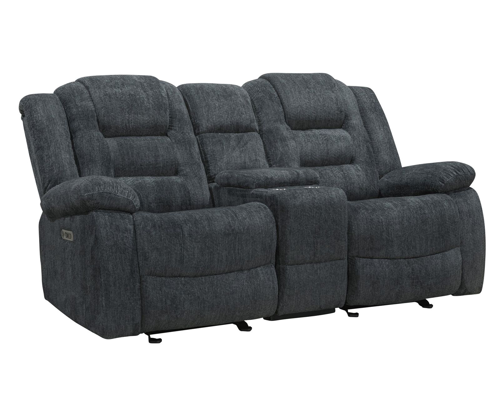 Bolton Glider Recliner (Performance fabric) In stock - Fast shipping - Bolton Dual Gliding Reclining Console Loveseat